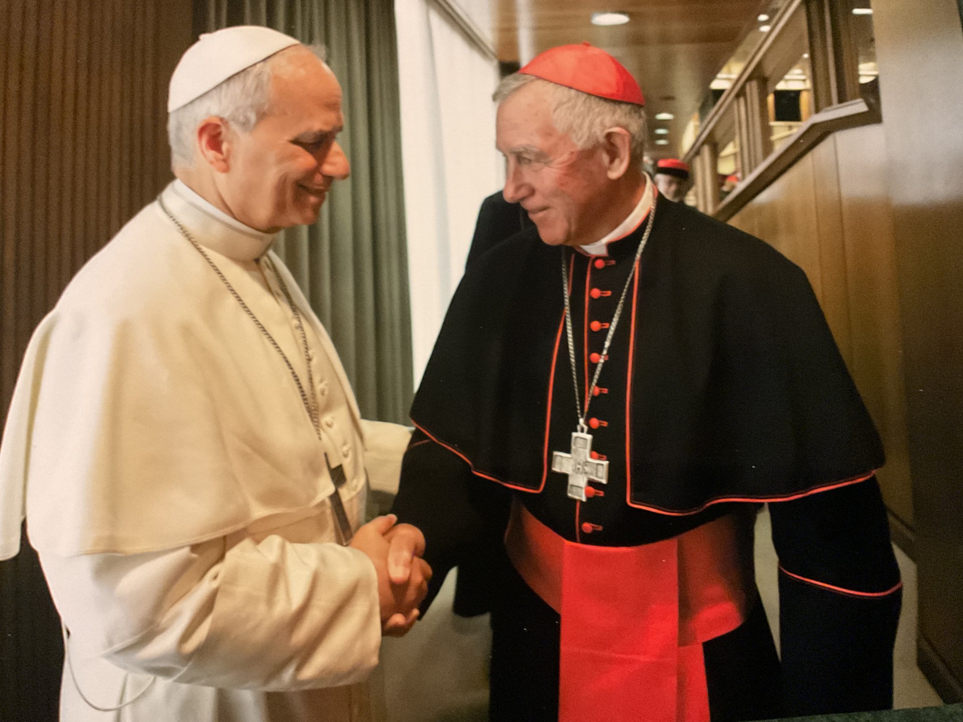 Cardinal John with Leo