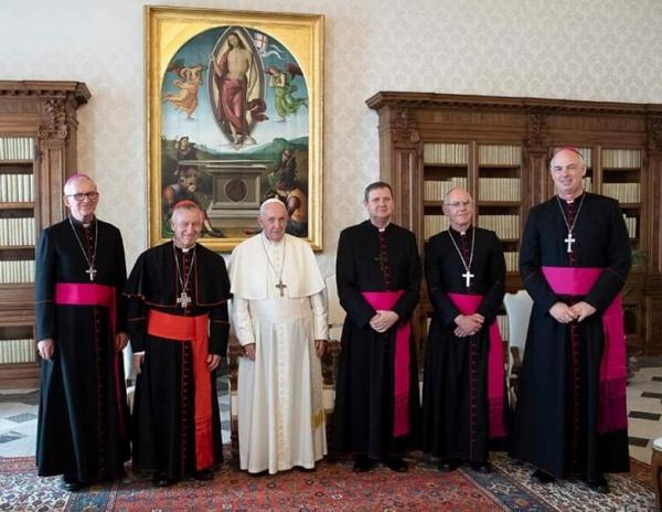 NZ Bishops meeting Pope Francis2